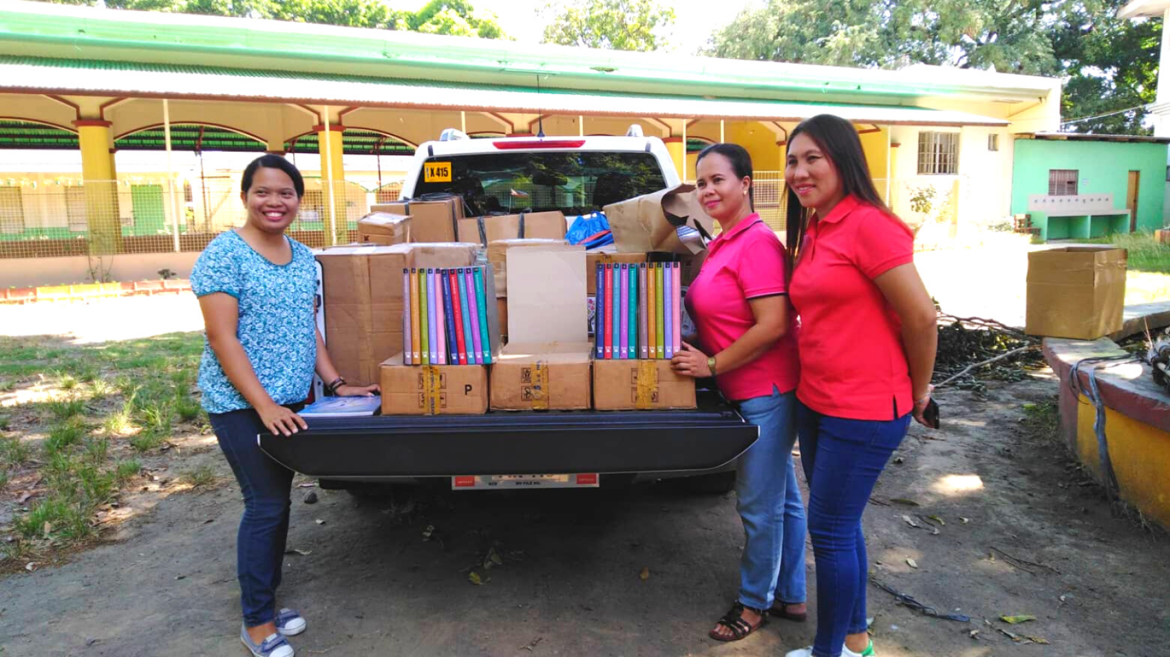 We donated 500 books, groceries and cleaning materials to Malitam ES through Little Free Library.