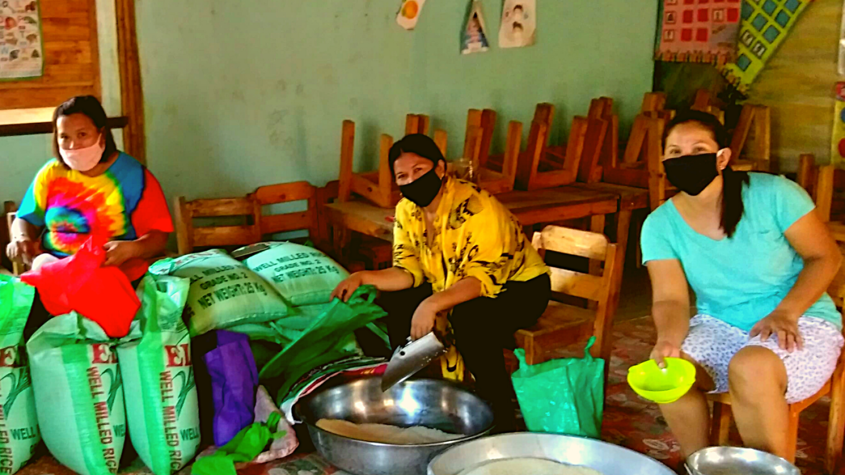 To support the families in the midst of the pandemic, we provided 4 batches of relief goods to around 150-200 families through Titas of EDSA and St. Bridget.