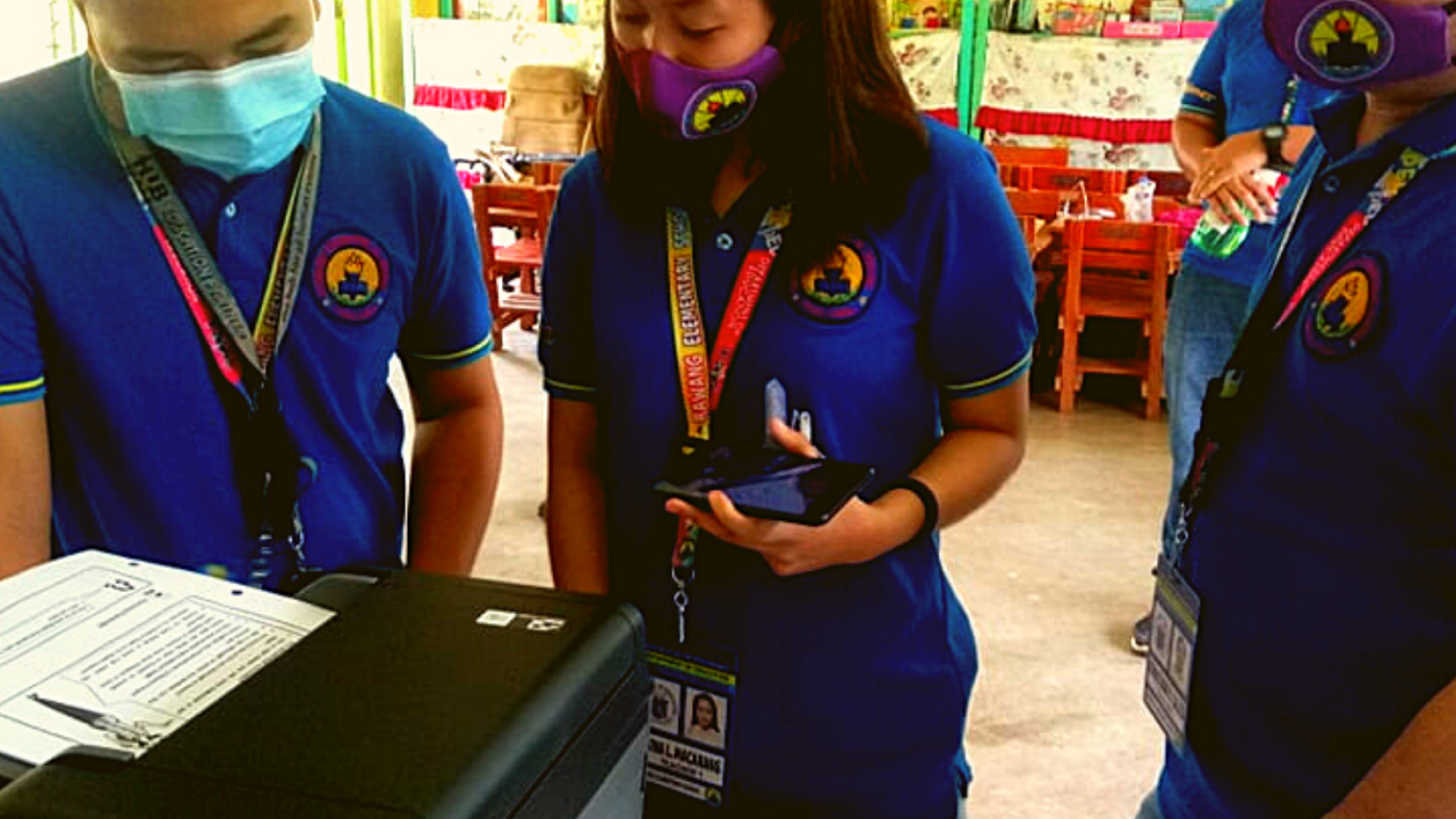 Through Ingram Micro’s grant, we donated a photocopier which the school will use for modules of distance learning.